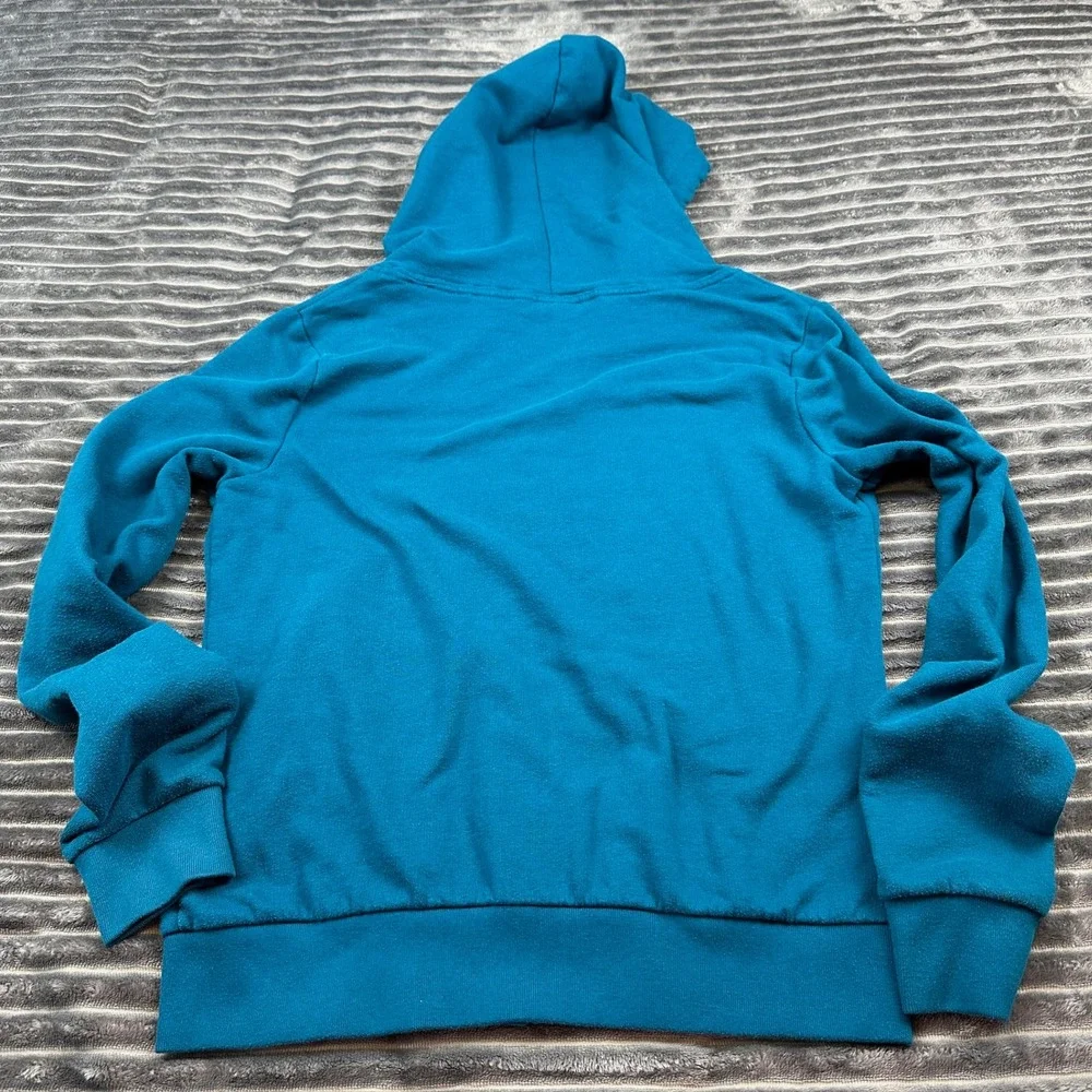 Victoria's Secret PINK Tracksuit Set Teal Blue Zip Hoodie Joggers Medium 307999